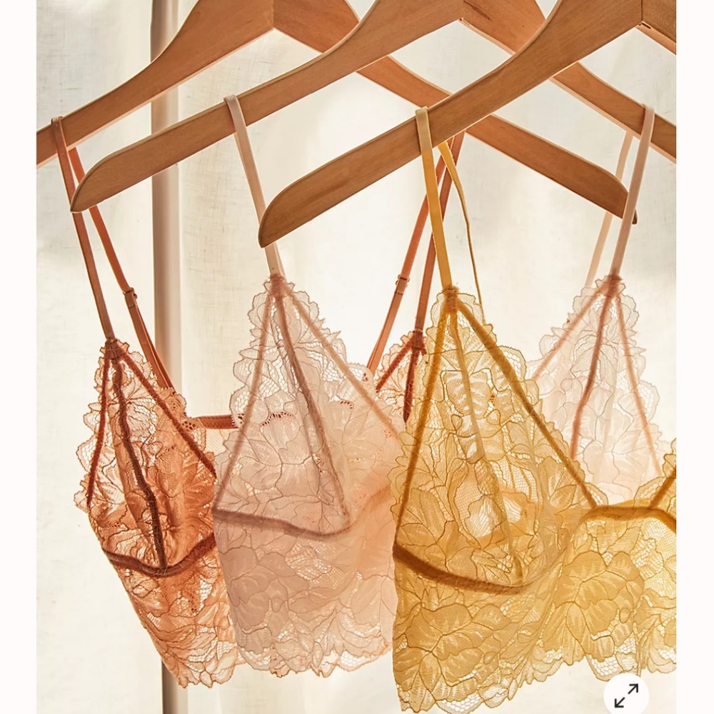 Free People Everyday Lace Longline Bralette